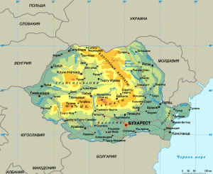 Карта Румынии