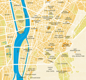 Карта Каира