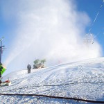 На горнолыжном курорте в Приморье запущена тестовая система оснежения
