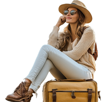 Открытая книга с видами природы